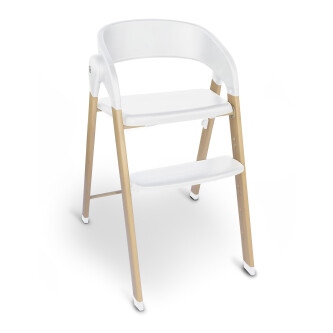 Scaun de masa transformabil BabyGo Levels, Alb