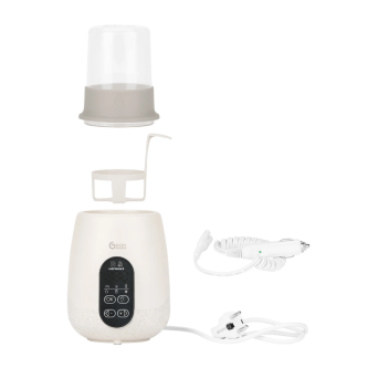 Incalzitor si sterilizator biberoane (recipiente) pentru casa si masina Babymoov NutriSmart+ Mineral Beige