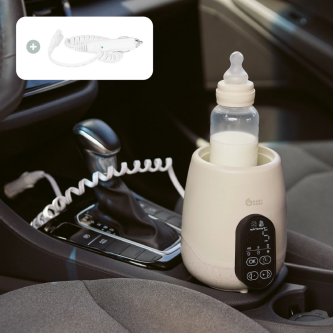 Incalzitor si sterilizator biberoane (recipiente) pentru casa si masina Babymoov NutriSmart+ Mineral Beige