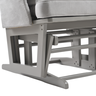 Fotoliu reglabil pentru alaptare, cu suport de picioare inclus, ONINO CALM.me Classic, Pearl Gray