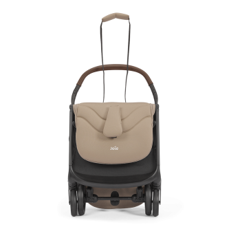 Carucior ultracompact Joie Porto Cashew, compatibil bagaj de cabina, pliere automata, de la nastere pana la 22 kg