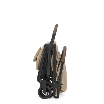 Carucior ultracompact Joie Porto Cashew, compatibil bagaj de cabina, pliere automata, de la nastere pana la 22 kg