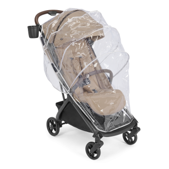 Carucior ultracompact Joie Porto Cashew, compatibil bagaj de cabina, pliere automata, de la nastere pana la 22 kg