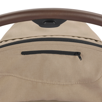 Carucior ultracompact Joie Porto Cashew, compatibil bagaj de cabina, pliere automata, de la nastere pana la 22 kg