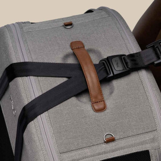 Sistem de transport si protectie pentru animale de companie, testat la impact, Tavo Crispin Medium Onyx, max 25 kg
