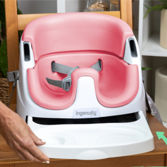 Scaun de masa 2 in 1 Ingenuity Pink Peony
