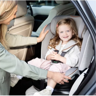 Scaun auto pentru copii Joie i-Size i-Spin Grow 360° Signature, nastere-125 cm, Pine, testat ADAC si testat Suplimentar la impact lateral, frontal si din spate