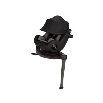Nuna - Scaun auto PRUU Aire Caviar cu capotina integrata, 40-105 cm, certificat R129