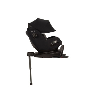 Nuna - Scaun auto PRUU Aire Caviar cu capotina integrata, 40-105 cm, certificat R129