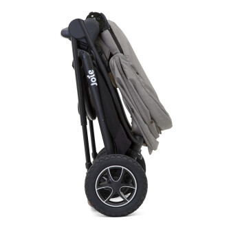 Carucior pentru copii multifunctional 3 in 1 Joie Versatrax Gray/i-Snug Lagoon (Carucior Versatrax Gray Flannel+ Landou Ramble Gray Flannel+ Scoica i-Snug Lagoon)