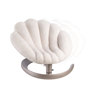 Pat si balansoar premium pentru animale de companie Tavo Shell, Latte