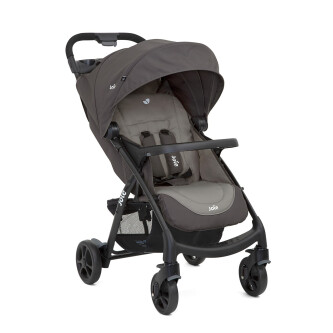 Sistem de calatorie pentru copii Joie 2 in 1 Carucior Muze LX si scoica auto Juva, Dark Pewter inclusa