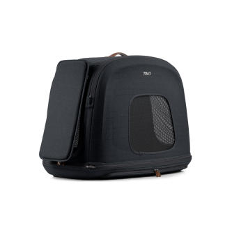 Sistem de transport si protectie pentru animale de companie, testat la impact, Tavo Crispin Medium Onyx, max 25 kg