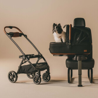 Sistem de transport si protectie pentru animale de companie Tavo Maeve Medium Rigid Brindle, max 13.6 kg