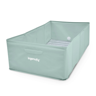 Cadita pliabila pentru calatorii Ingenuity Tuckaway Travel Tub Sage