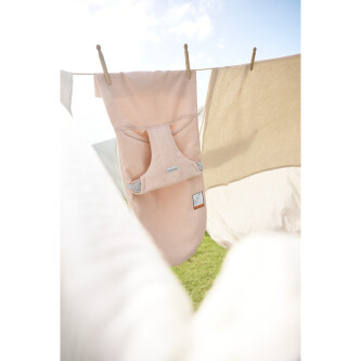 Balansoar din tesatura melange cu aspect Clasic pentru copii Baby Bjorn Bliss, Light Pink