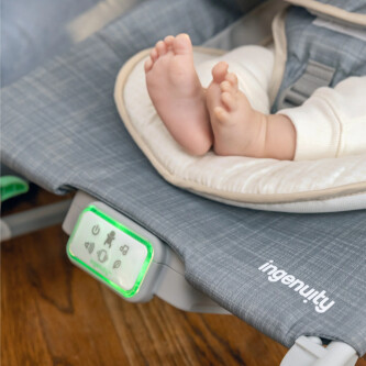 Balansoar cu functie de masaj Ingenuity Happy Belly Rock-to-Bounce - Parker
