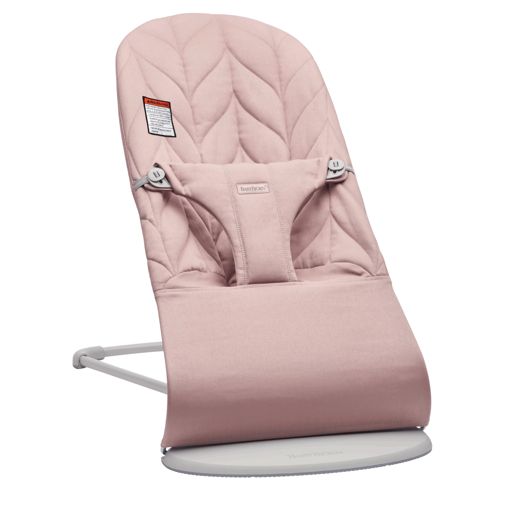 Balansoar din tesatura matlasata cu aspect delicat de petala pentru copii Baby Bjorn Bliss, Dusty Pink