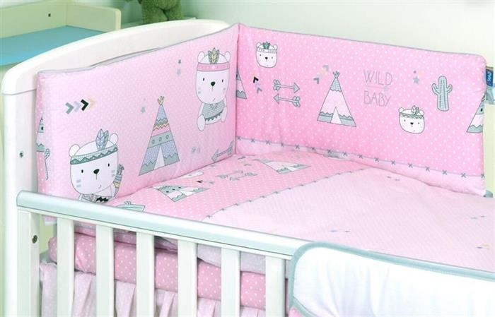 Jolie - Aparatoare patut Indi Pink, 180*35cm