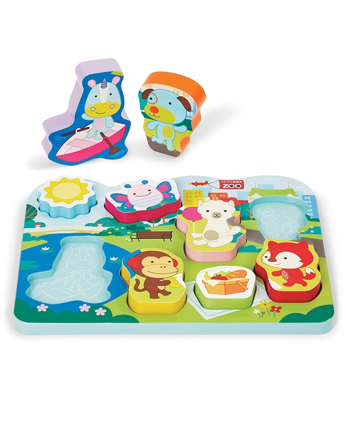 Skip Hop Puzzle Zoo Park Pals