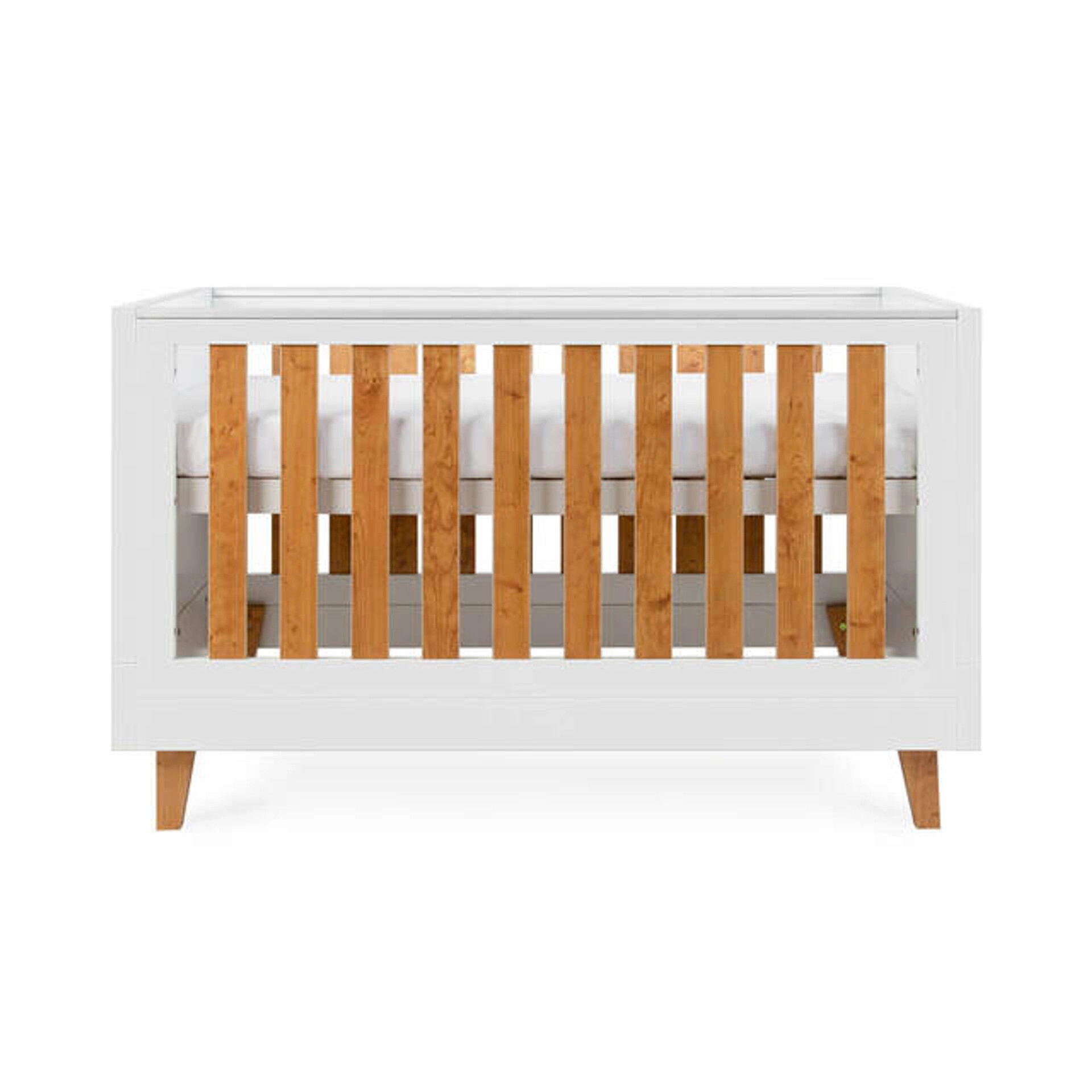 Patut evolutiv 3 in 1 pentru copii Tutti Bambini Como, White & Rosewood