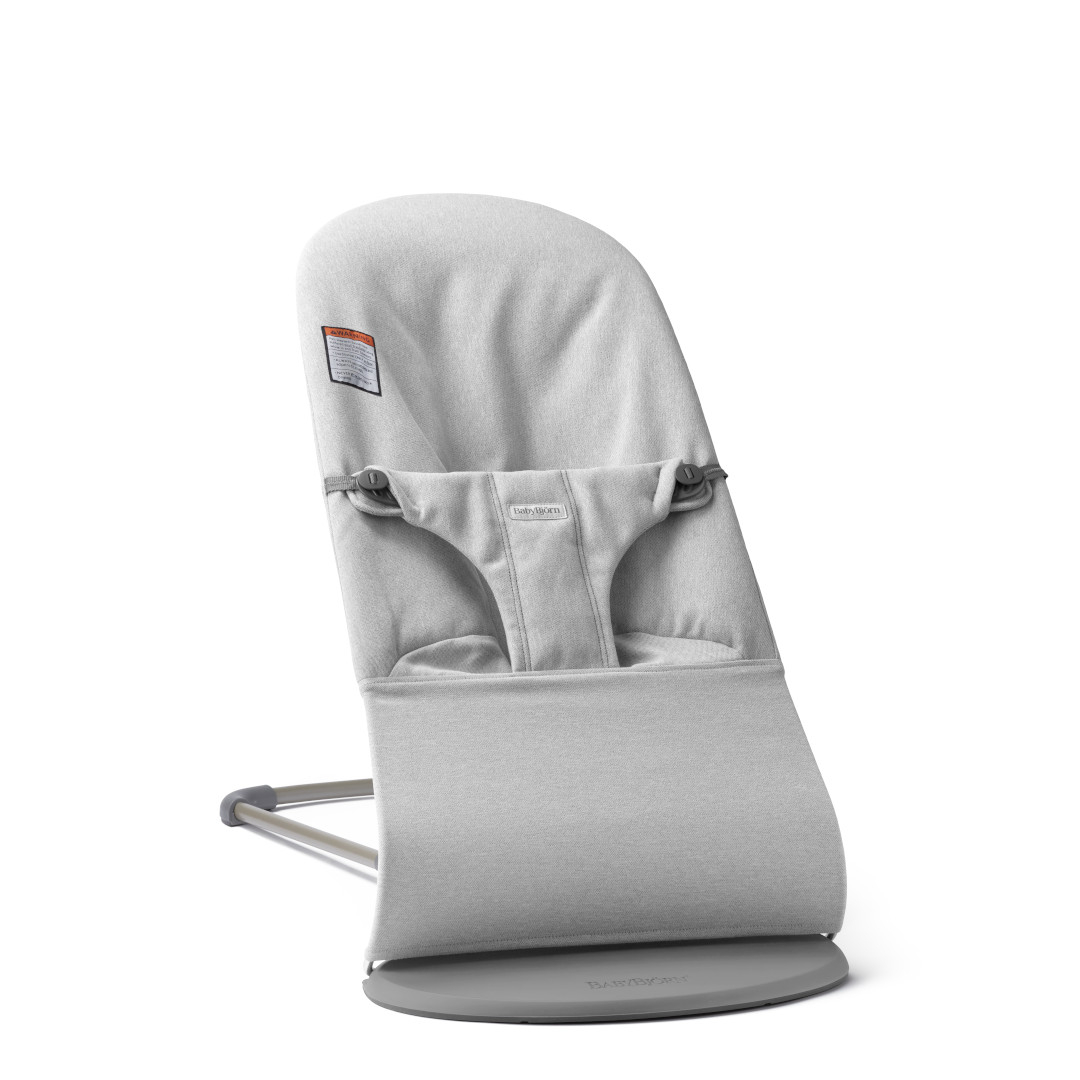 Balansoar din tesatura melange cu aspect Clasic pentru copii Baby Bjorn Bliss, Light Grey