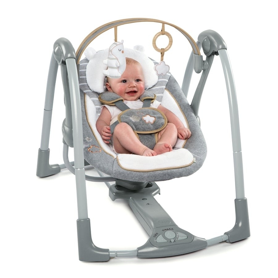 Ingenuity - Leagan portabil Swing \'n Go Portable Swing™ - Bella Teddy™